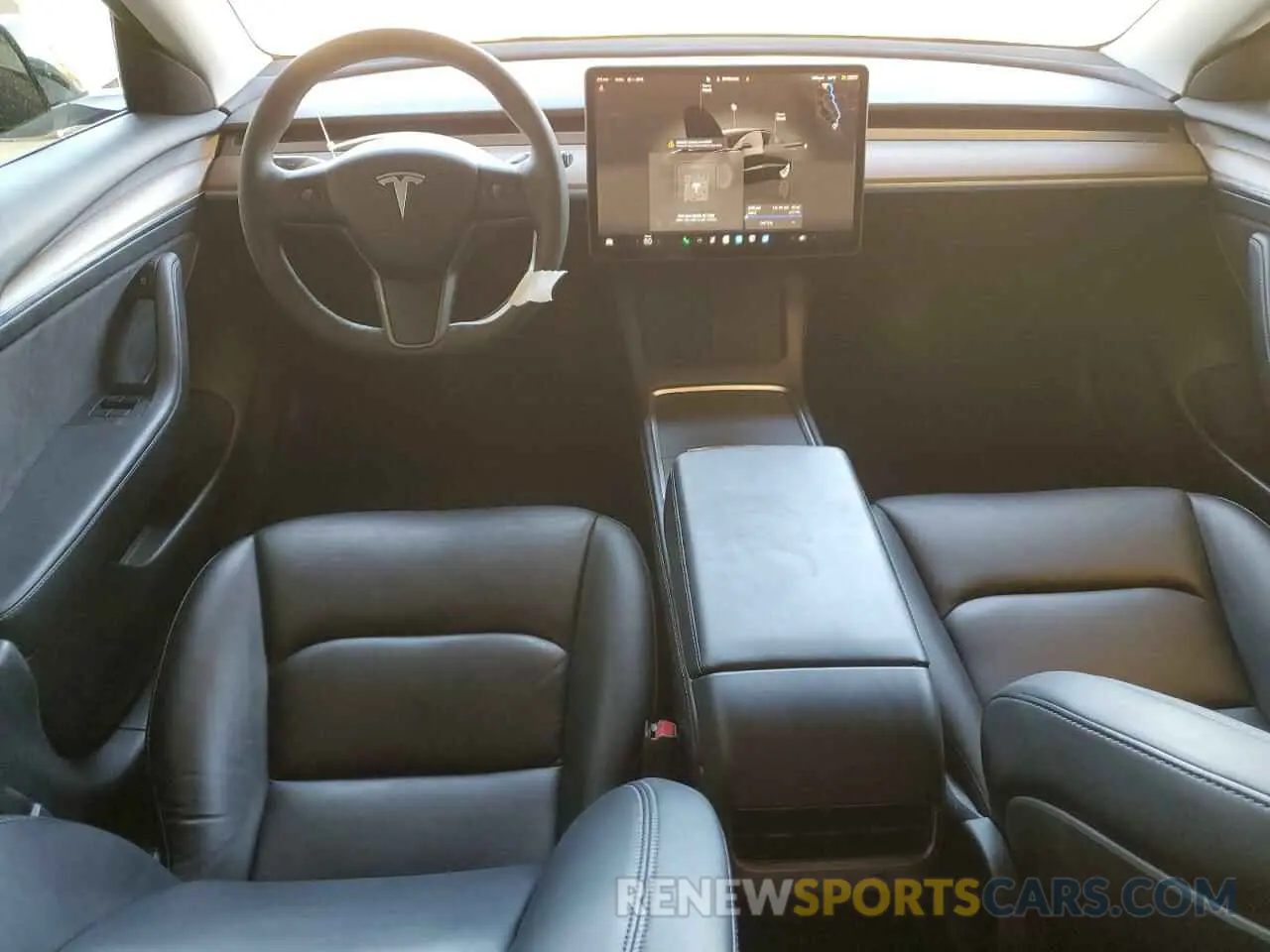 8 Photograph of a damaged car 5YJ3E1EB0NF304940 TESLA MODEL 3 2022