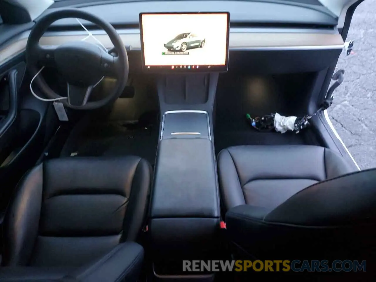 8 Photograph of a damaged car 5YJ3E1EB0NF306266 TESLA MODEL 3 2022