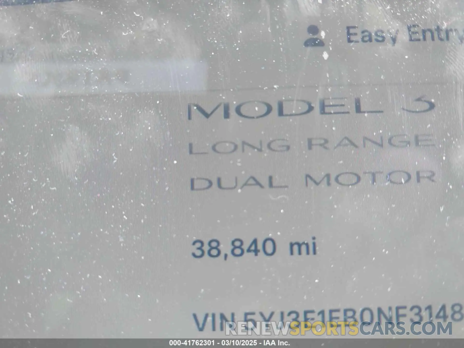 14 Photograph of a damaged car 5YJ3E1EB0NF314870 TESLA MODEL 3 2022