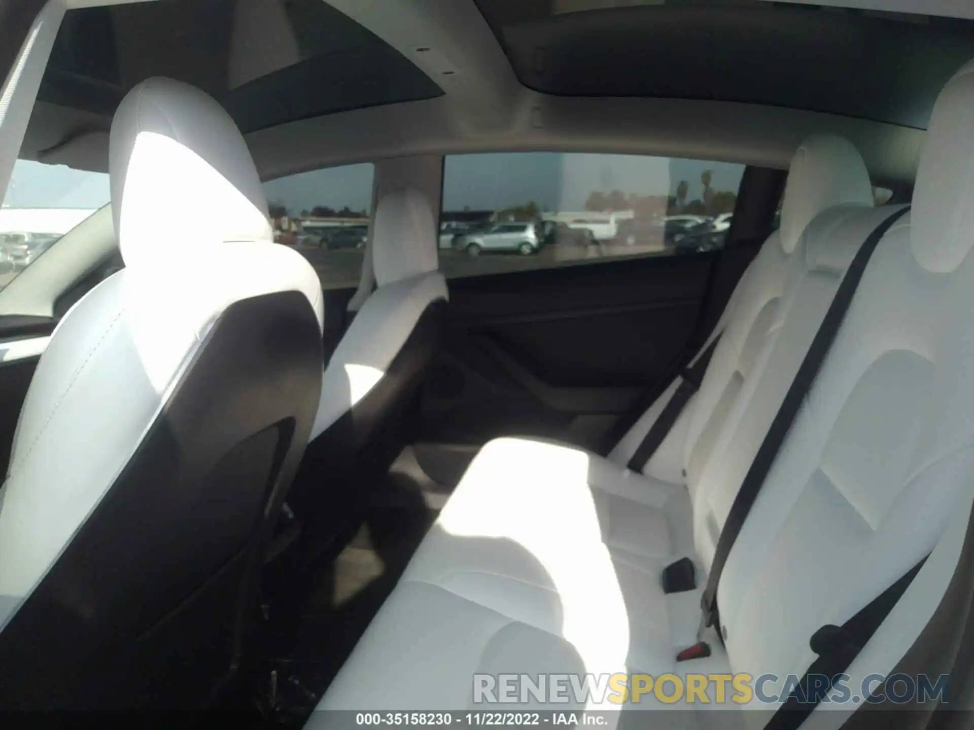 8 Photograph of a damaged car 5YJ3E1EB0NF316148 TESLA MODEL 3 2022