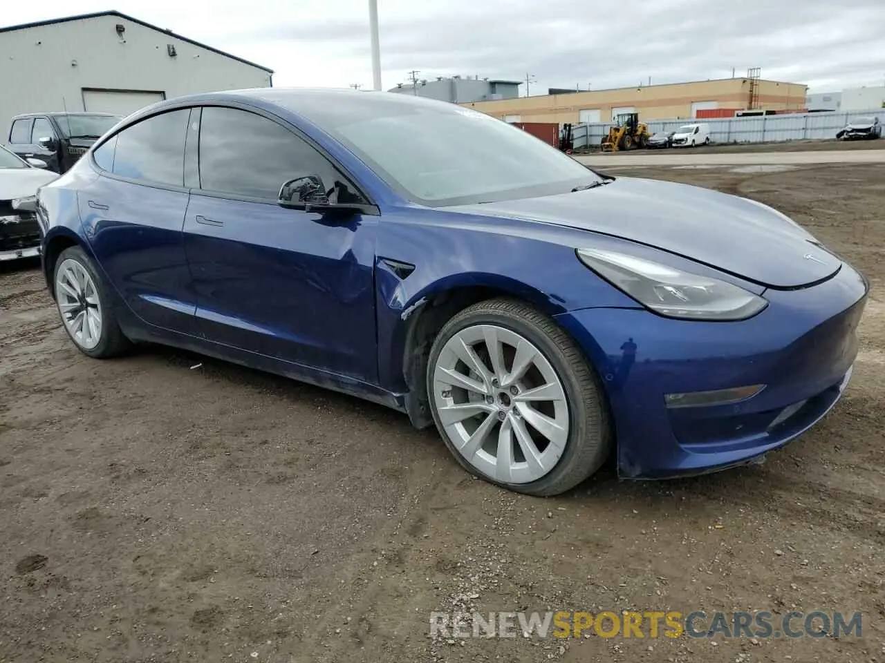 4 Photograph of a damaged car 5YJ3E1EB0NF326324 TESLA MODEL 3 2022