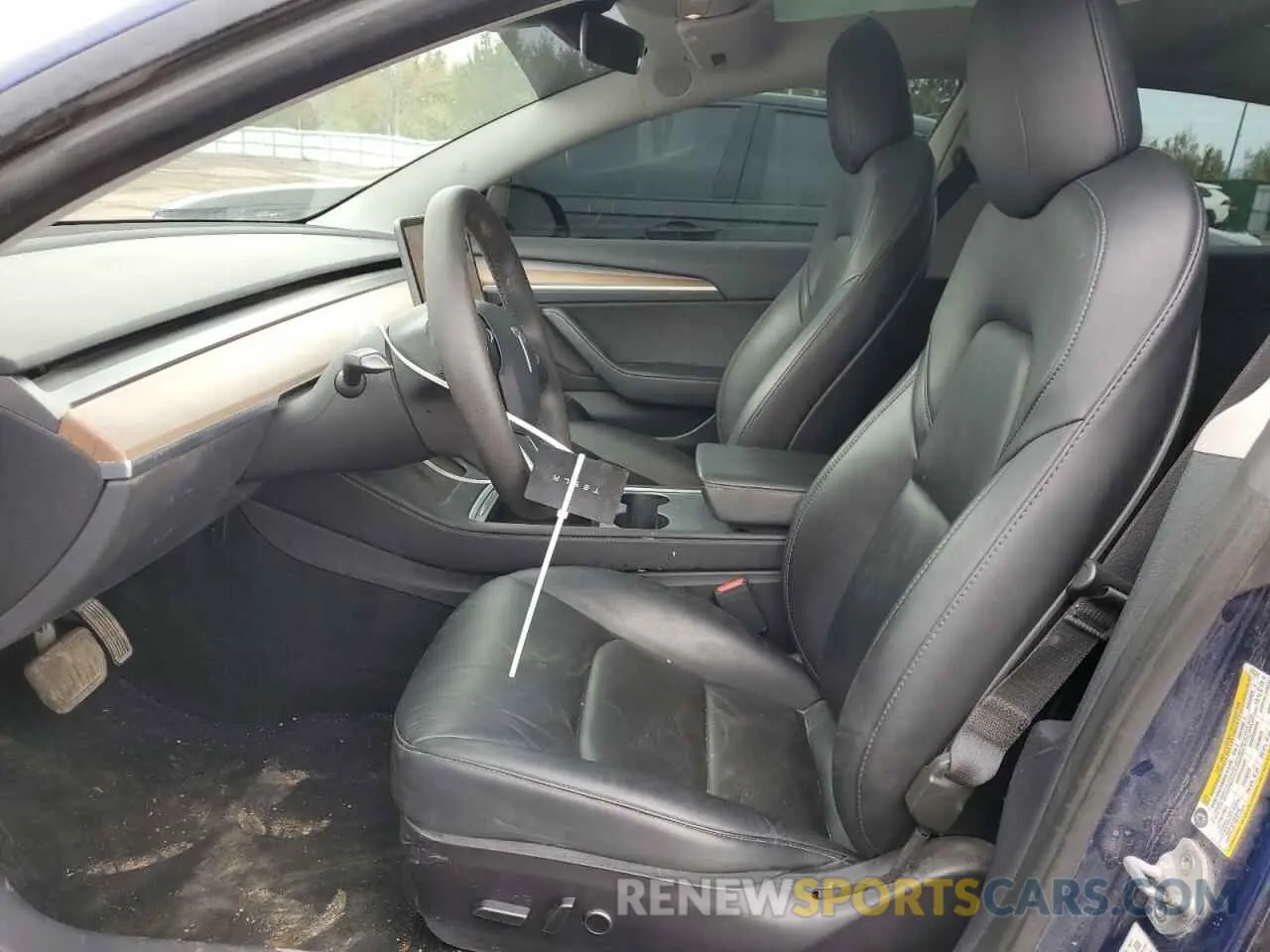 7 Photograph of a damaged car 5YJ3E1EB0NF326324 TESLA MODEL 3 2022