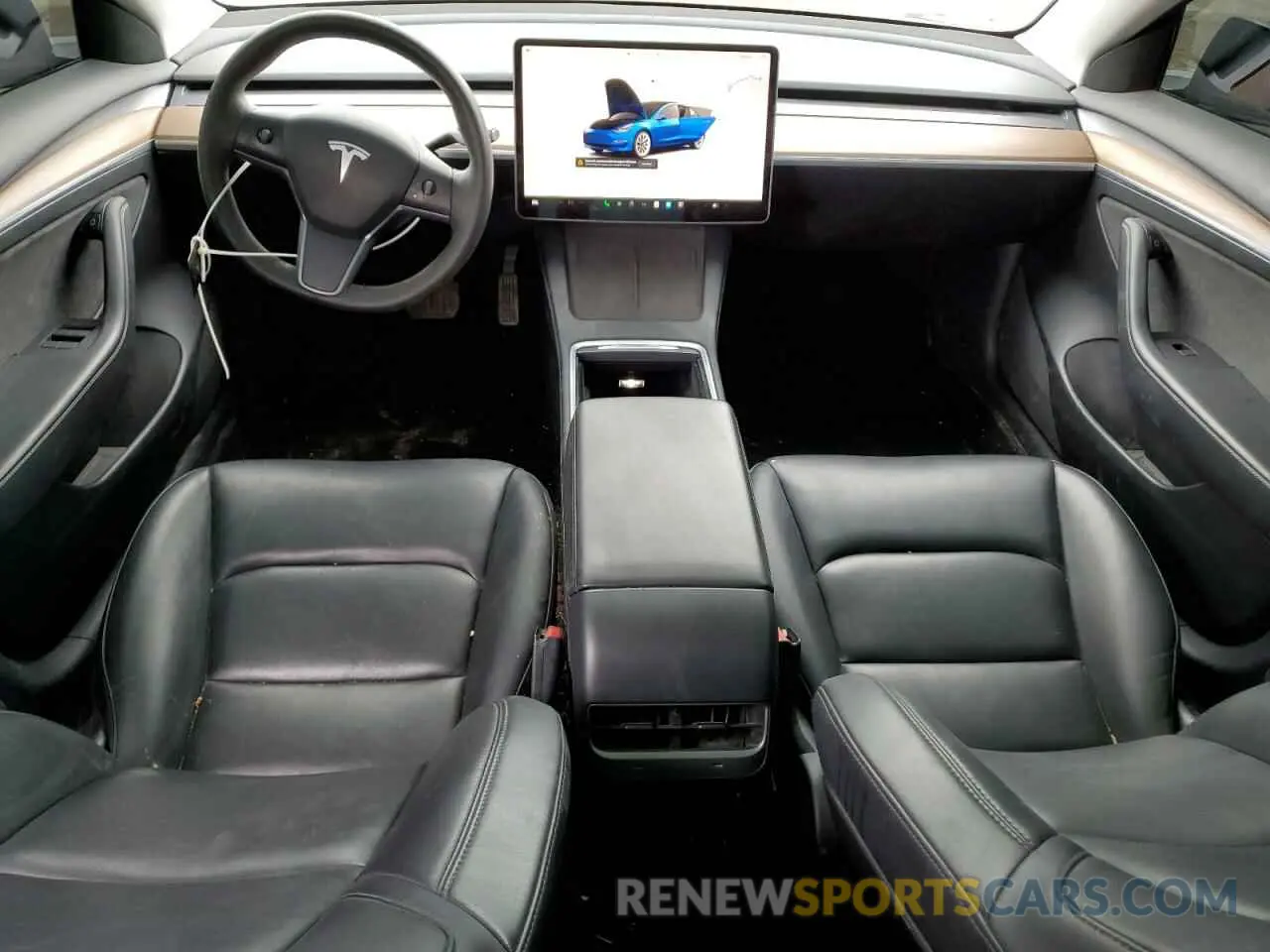 8 Photograph of a damaged car 5YJ3E1EB0NF326324 TESLA MODEL 3 2022