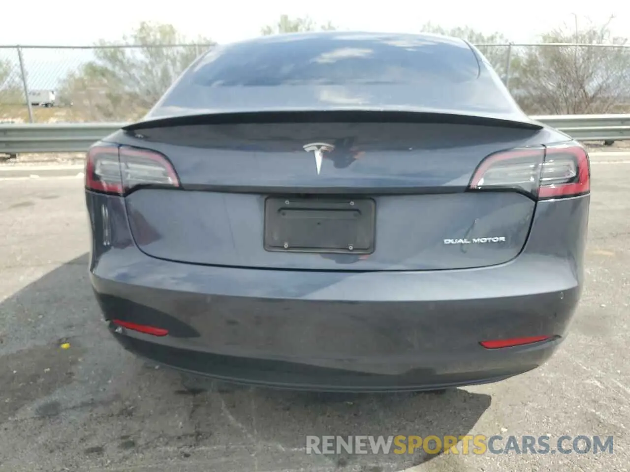 6 Photograph of a damaged car 5YJ3E1EB0NF329143 TESLA MODEL 3 2022