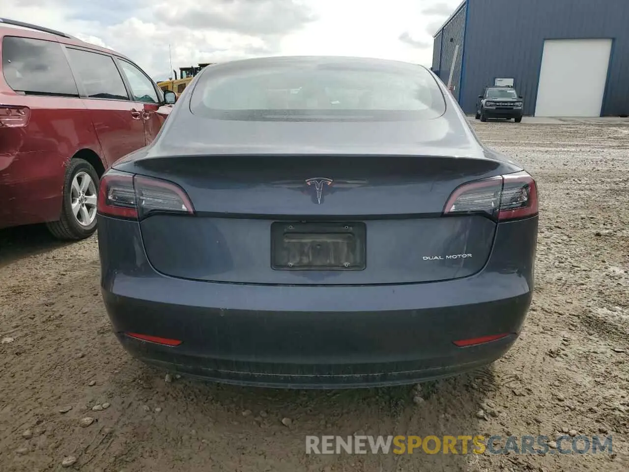 6 Photograph of a damaged car 5YJ3E1EB0NF352700 TESLA MODEL 3 2022