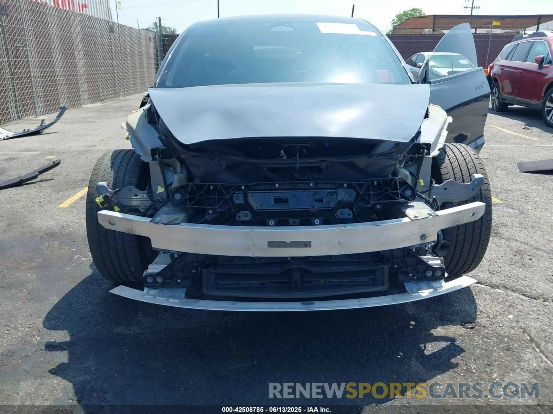 6 Photograph of a damaged car 5YJ3E1EB0NF358545 TESLA MODEL 3 2022