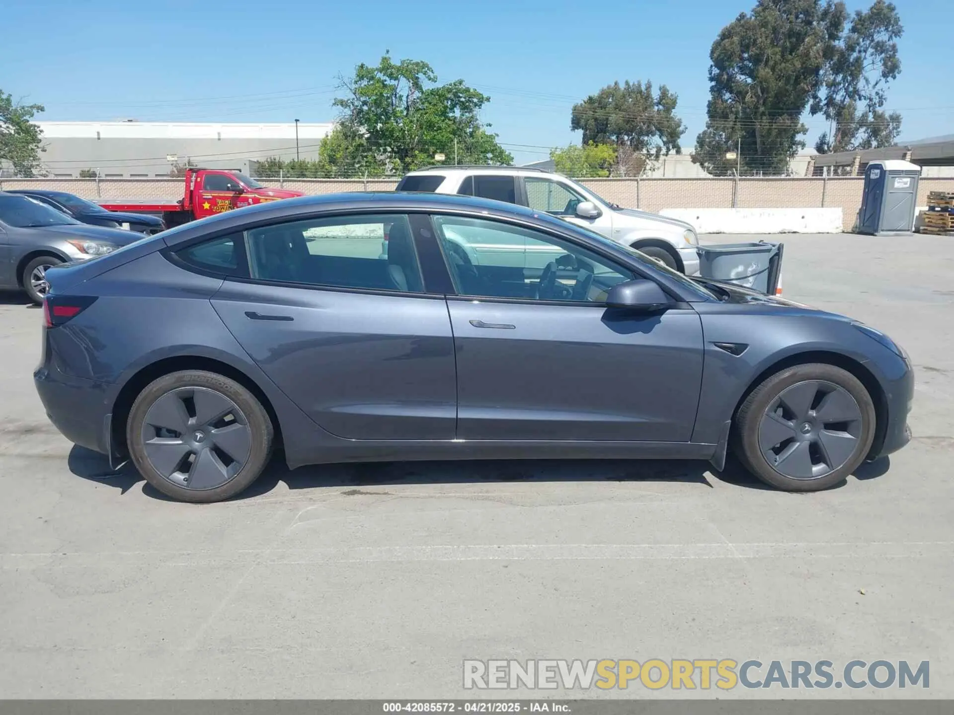 13 Photograph of a damaged car 5YJ3E1EB0NF364989 TESLA MODEL 3 2022