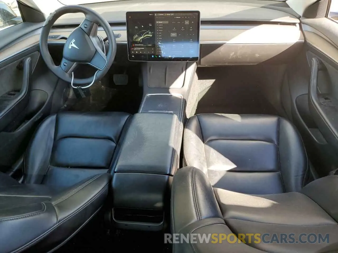 8 Photograph of a damaged car 5YJ3E1EB1NF125192 TESLA MODEL 3 2022