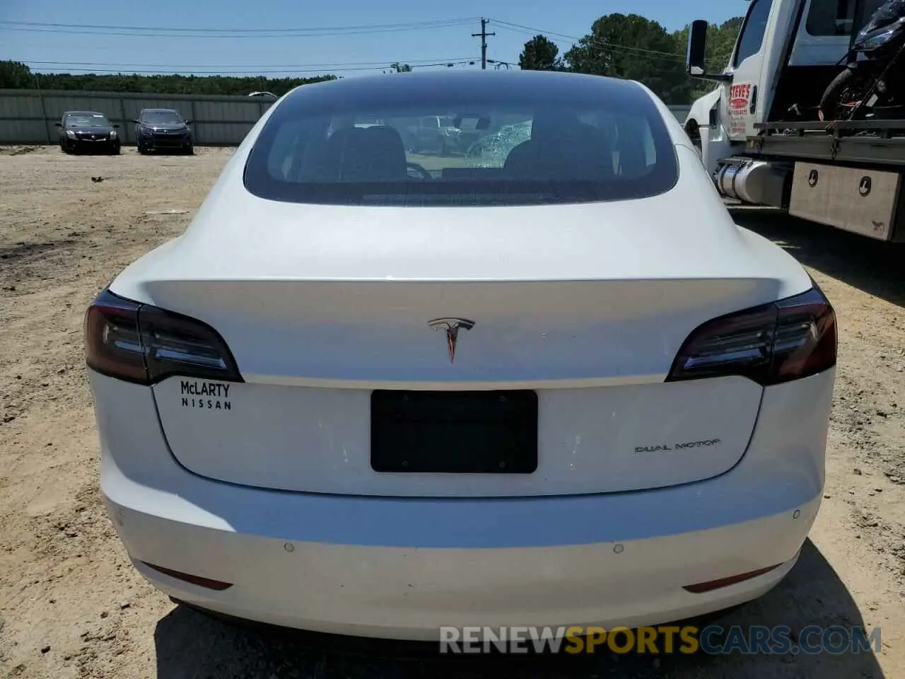 6 Photograph of a damaged car 5YJ3E1EB1NF127301 TESLA MODEL 3 2022