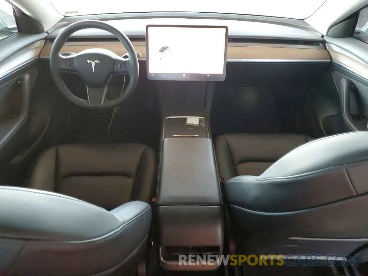 8 Photograph of a damaged car 5YJ3E1EB1NF129324 TESLA MODEL 3 2022