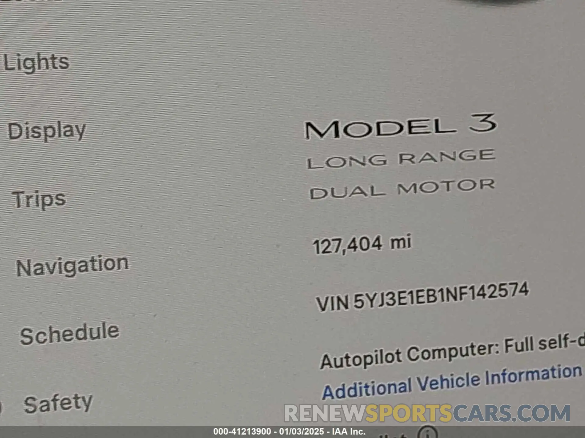 14 Photograph of a damaged car 5YJ3E1EB1NF142574 TESLA MODEL 3 2022