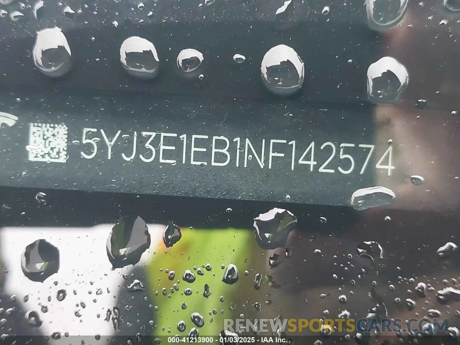 9 Photograph of a damaged car 5YJ3E1EB1NF142574 TESLA MODEL 3 2022