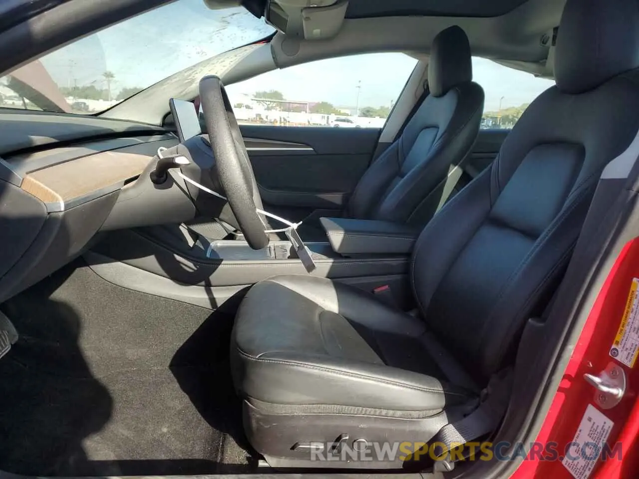 7 Photograph of a damaged car 5YJ3E1EB1NF173890 TESLA MODEL 3 2022