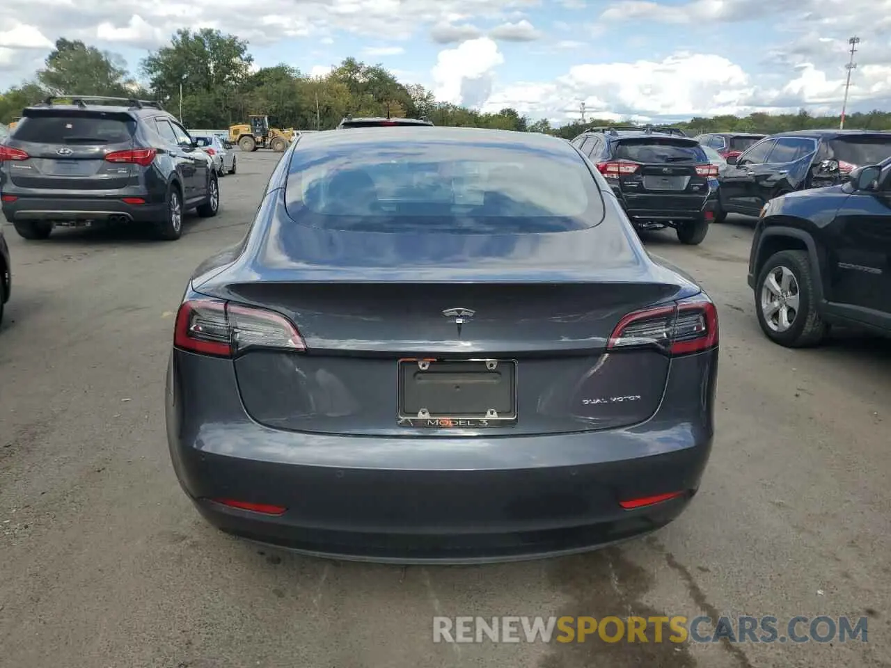 6 Photograph of a damaged car 5YJ3E1EB1NF175638 TESLA MODEL 3 2022