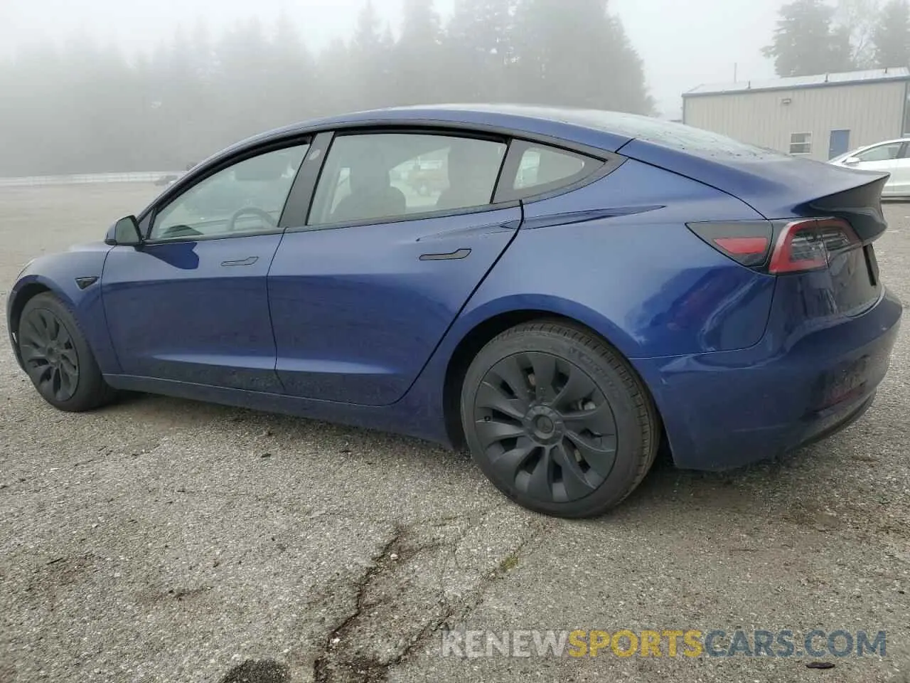 2 Photograph of a damaged car 5YJ3E1EB1NF179141 TESLA MODEL 3 2022