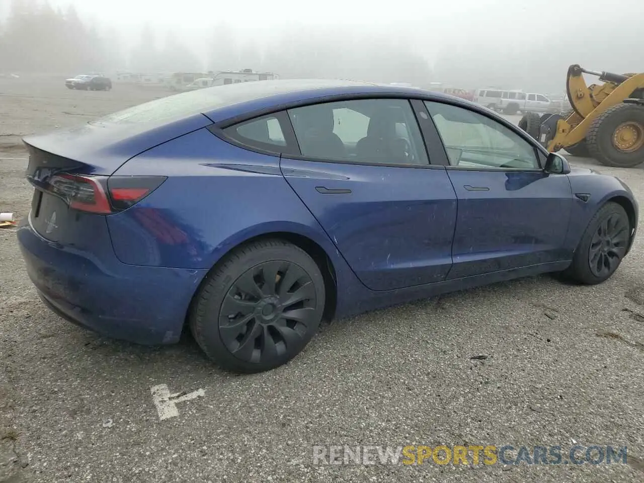 3 Photograph of a damaged car 5YJ3E1EB1NF179141 TESLA MODEL 3 2022