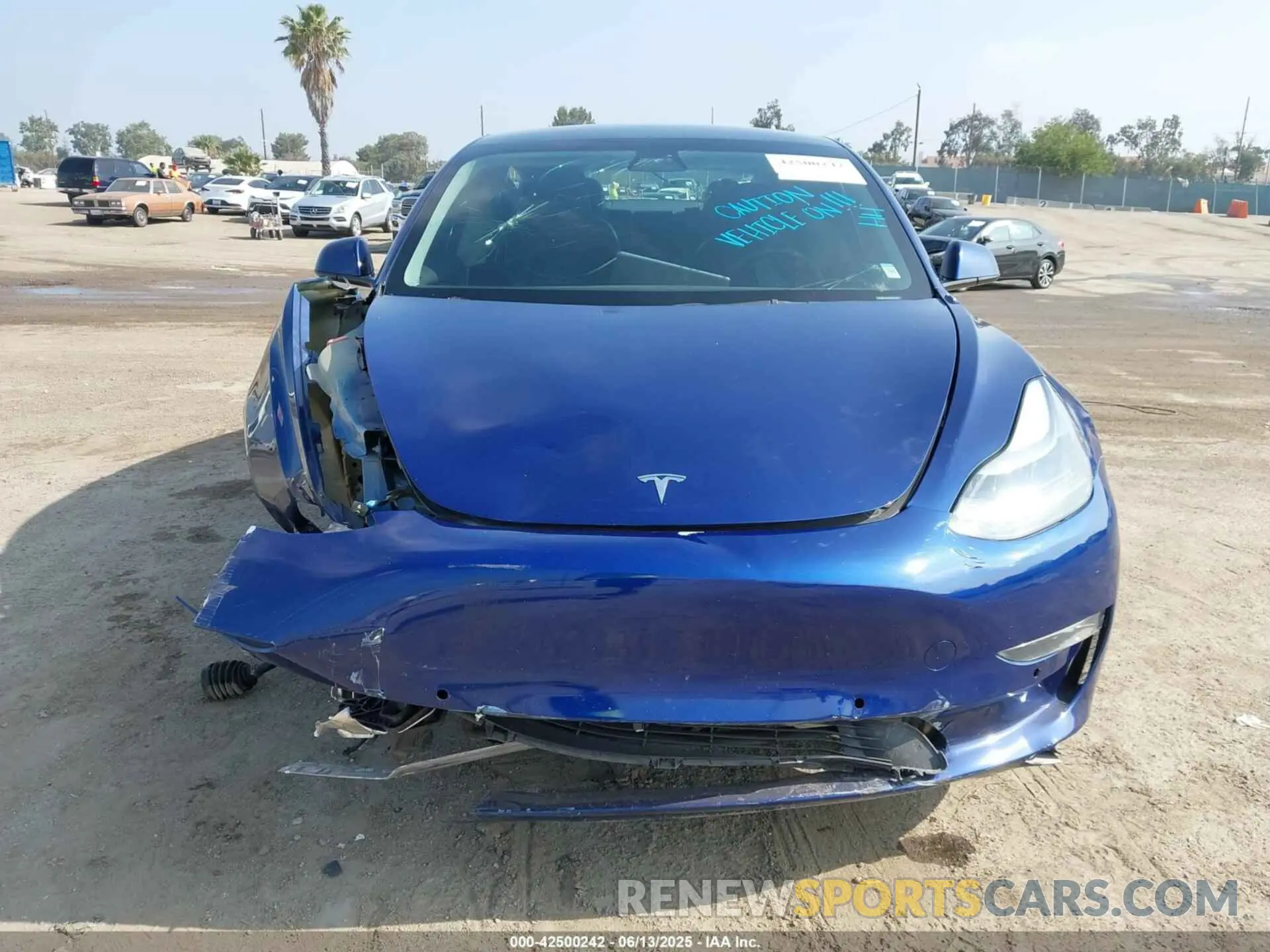 12 Photograph of a damaged car 5YJ3E1EB1NF189698 TESLA MODEL 3 2022