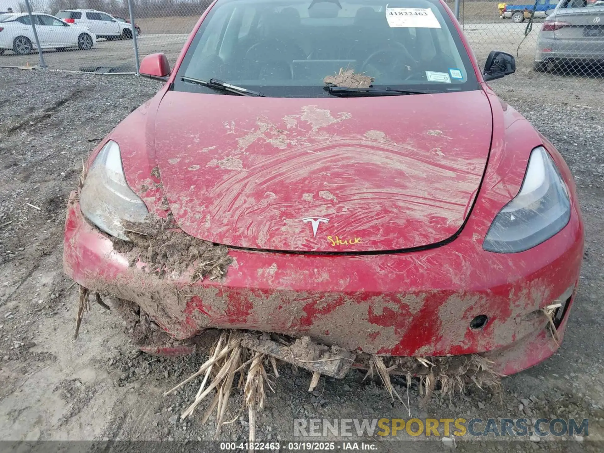 10 Photograph of a damaged car 5YJ3E1EB1NF189751 TESLA MODEL 3 2022