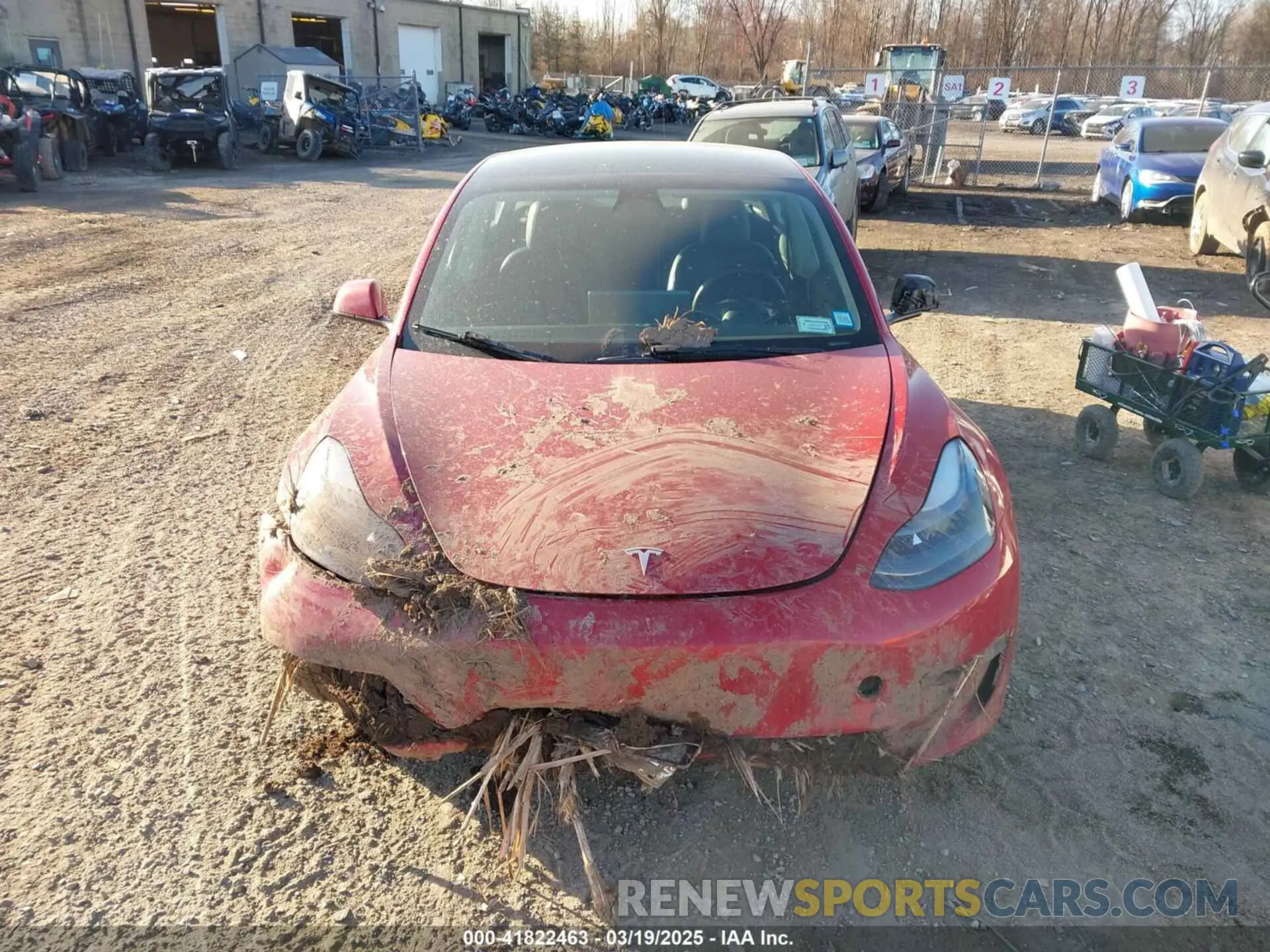 12 Photograph of a damaged car 5YJ3E1EB1NF189751 TESLA MODEL 3 2022