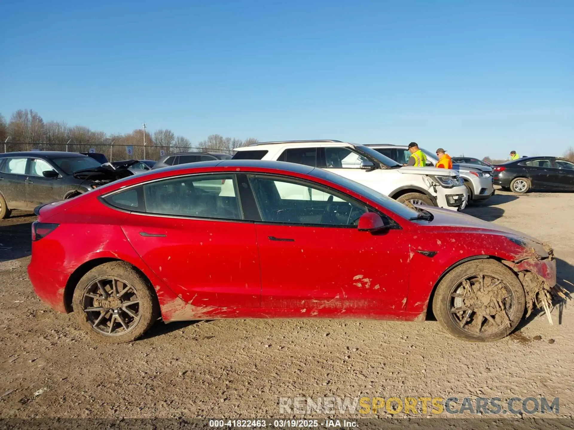 13 Photograph of a damaged car 5YJ3E1EB1NF189751 TESLA MODEL 3 2022