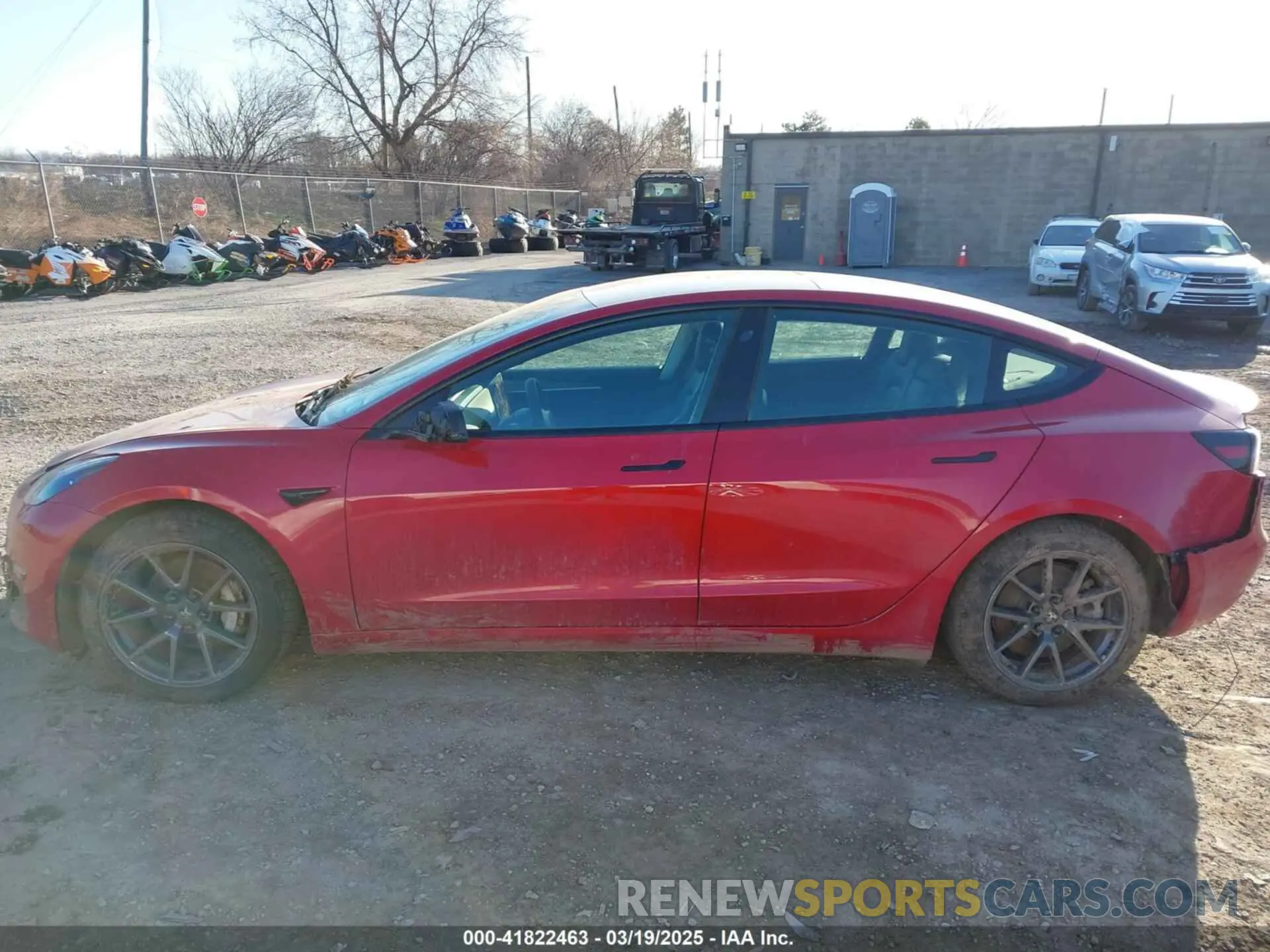 14 Photograph of a damaged car 5YJ3E1EB1NF189751 TESLA MODEL 3 2022
