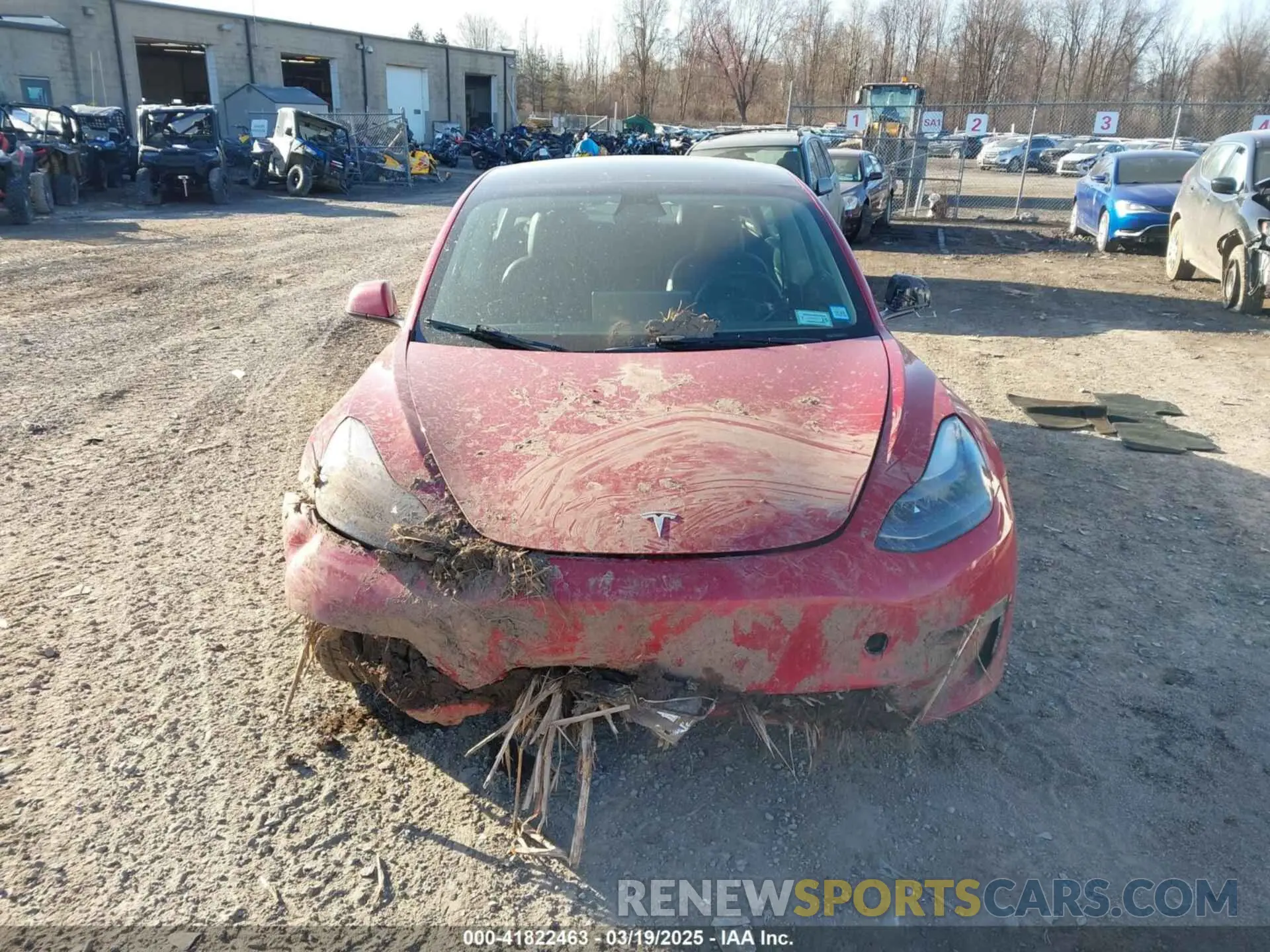 6 Photograph of a damaged car 5YJ3E1EB1NF189751 TESLA MODEL 3 2022