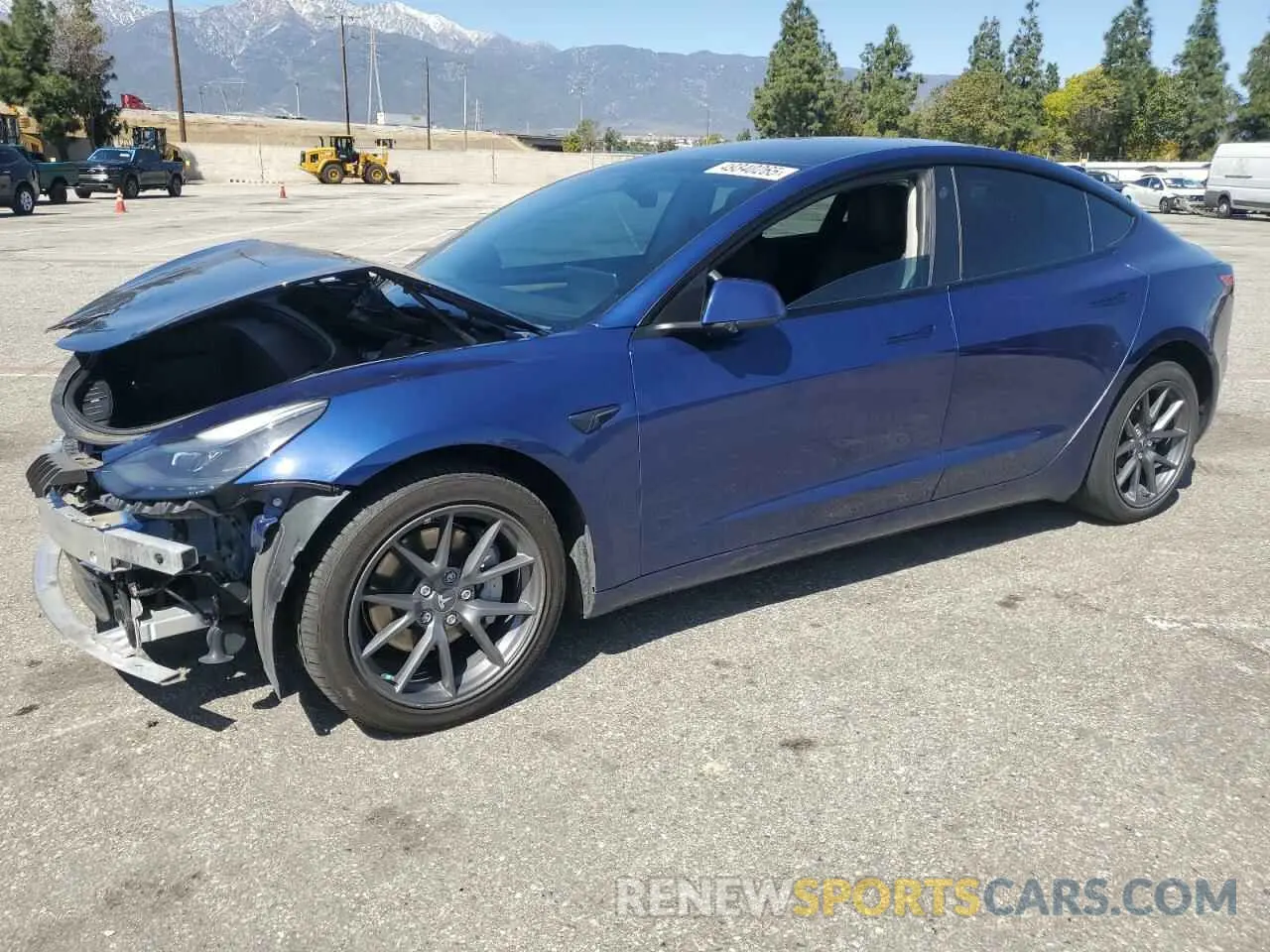 1 Photograph of a damaged car 5YJ3E1EB1NF190916 TESLA MODEL 3 2022