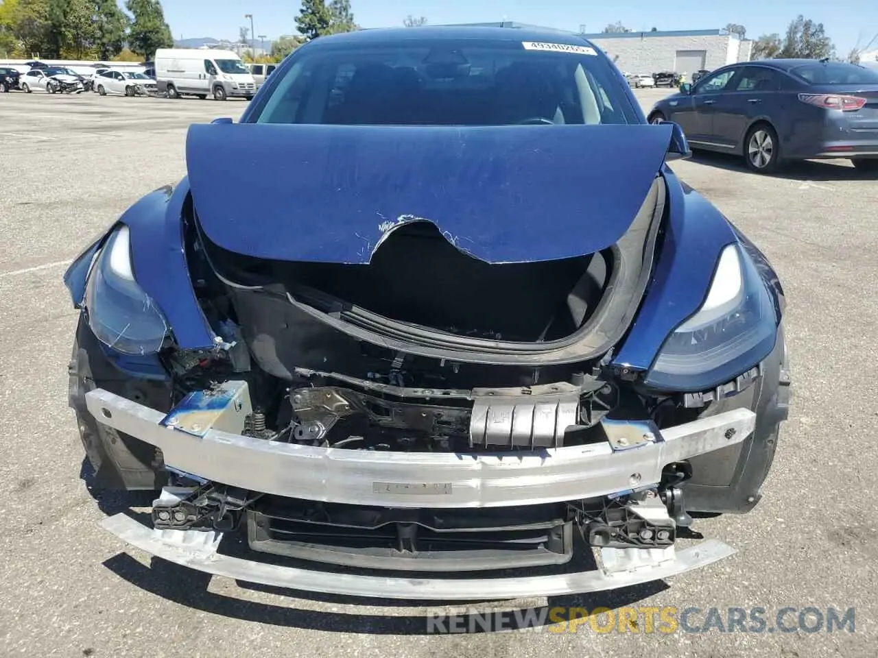 5 Photograph of a damaged car 5YJ3E1EB1NF190916 TESLA MODEL 3 2022