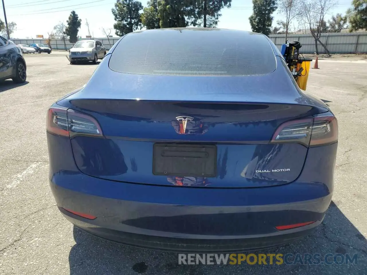 6 Photograph of a damaged car 5YJ3E1EB1NF190916 TESLA MODEL 3 2022