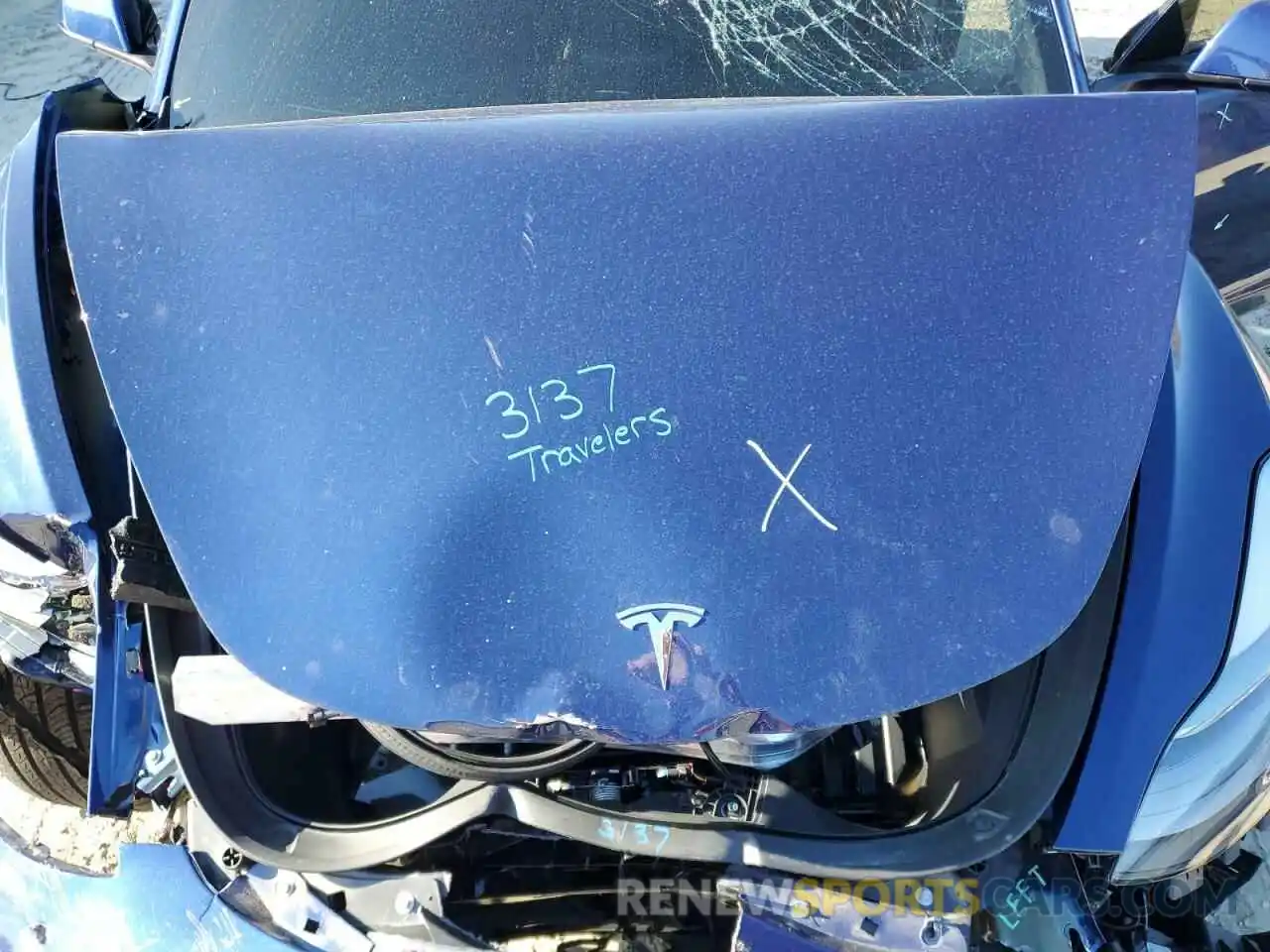 11 Photograph of a damaged car 5YJ3E1EB1NF207715 TESLA MODEL 3 2022