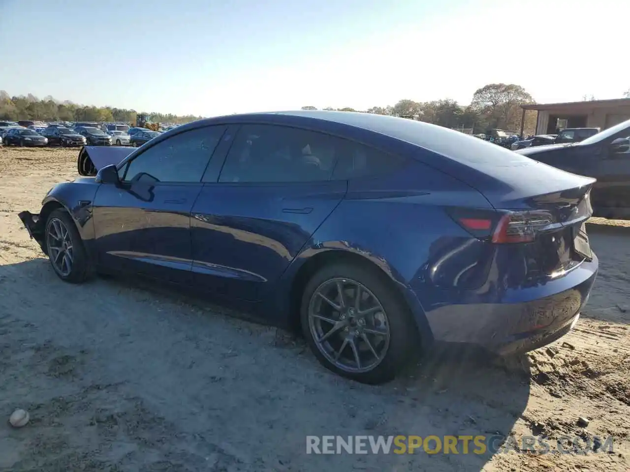 2 Photograph of a damaged car 5YJ3E1EB1NF207715 TESLA MODEL 3 2022