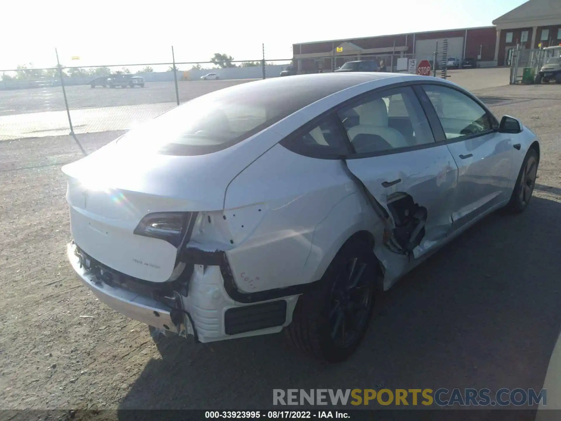 6 Photograph of a damaged car 5YJ3E1EB1NF232744 TESLA MODEL 3 2022