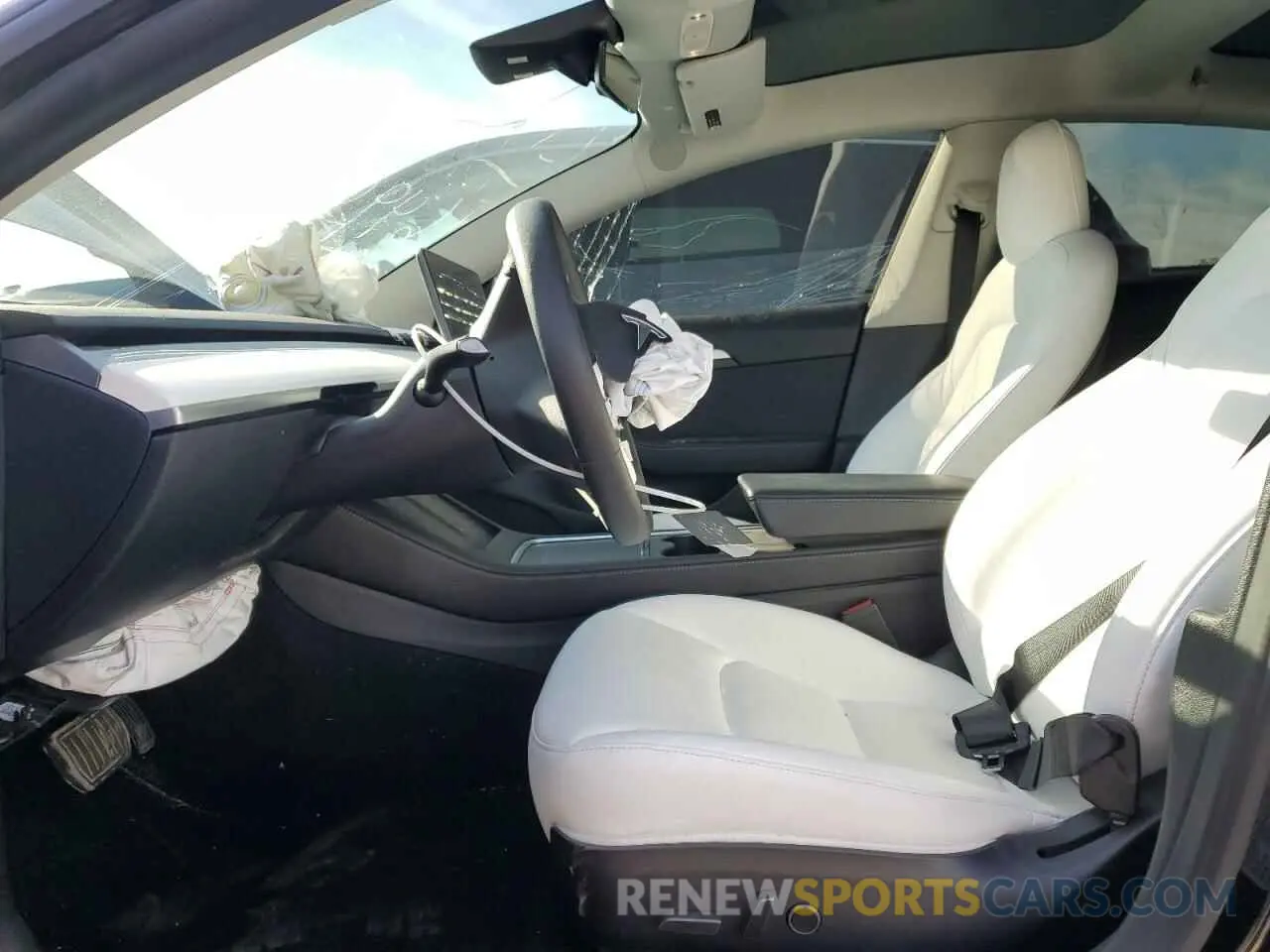 7 Photograph of a damaged car 5YJ3E1EB1NF233859 TESLA MODEL 3 2022