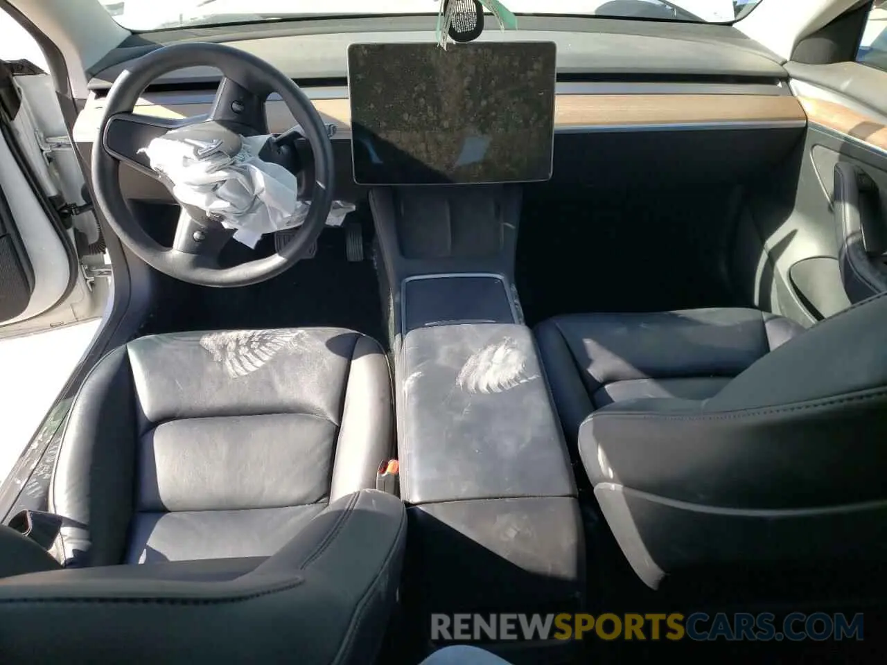 8 Photograph of a damaged car 5YJ3E1EB1NF236986 TESLA MODEL 3 2022