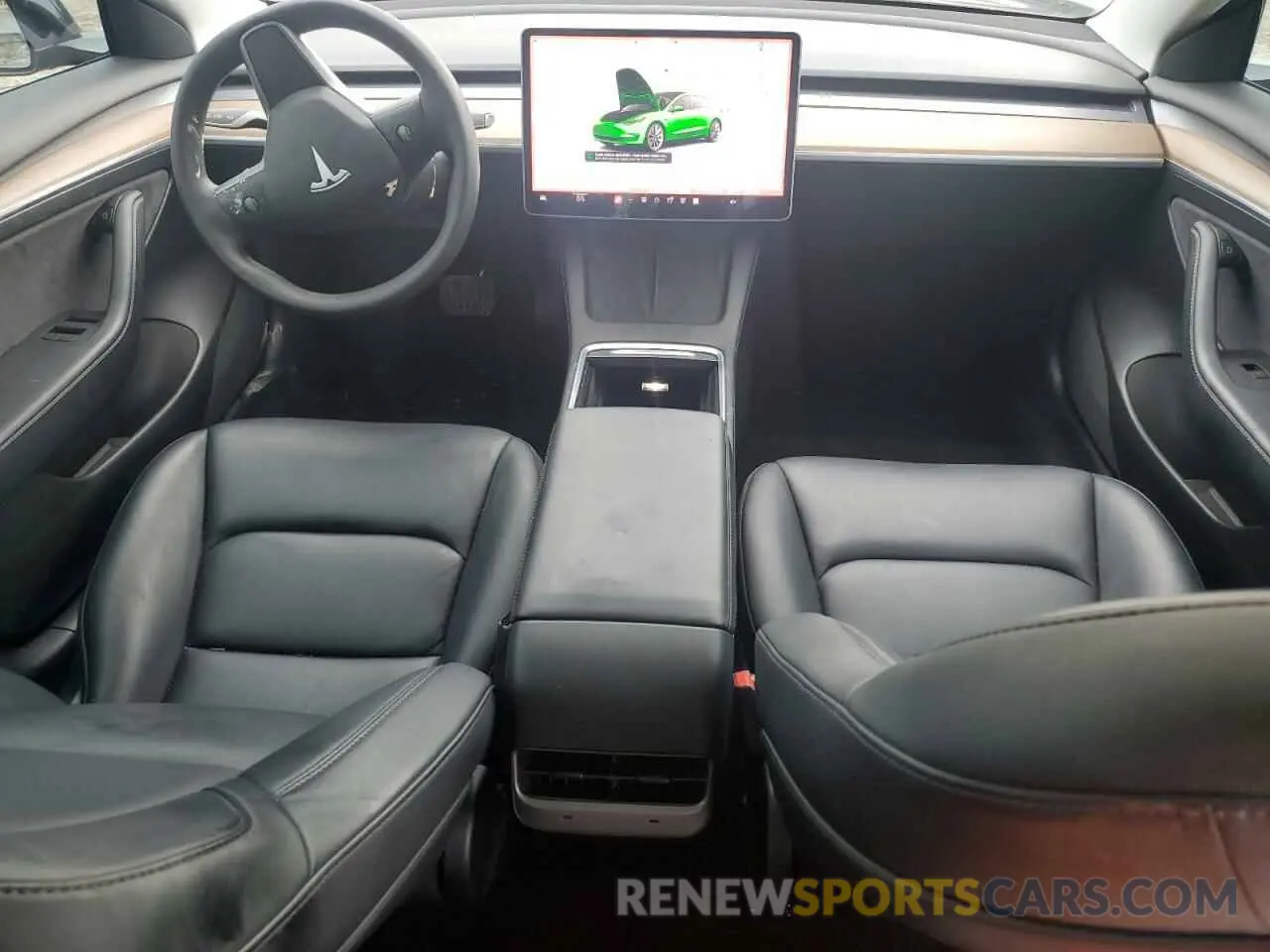 8 Photograph of a damaged car 5YJ3E1EB1NF243484 TESLA MODEL 3 2022