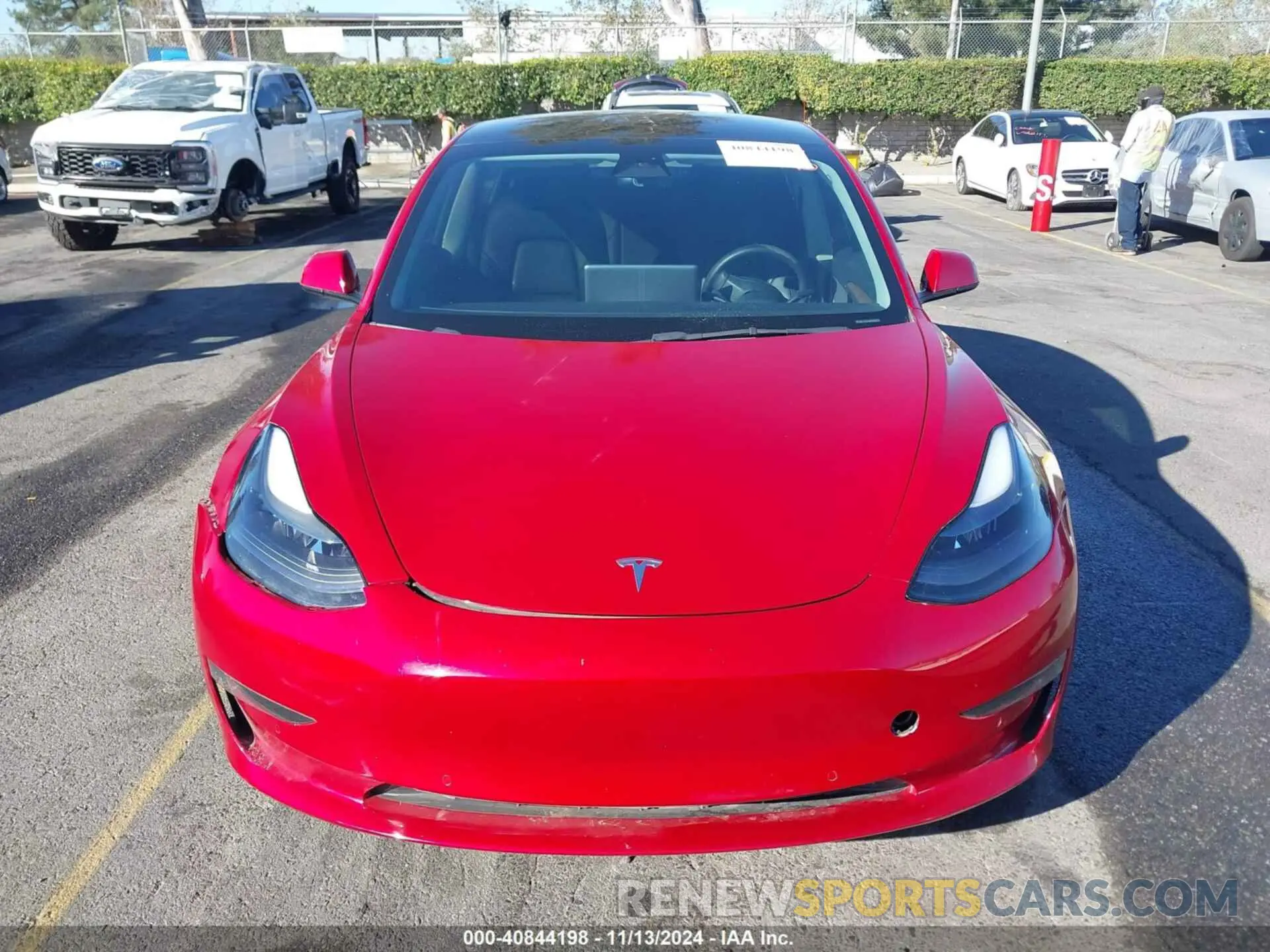 12 Photograph of a damaged car 5YJ3E1EB1NF249561 TESLA MODEL 3 2022