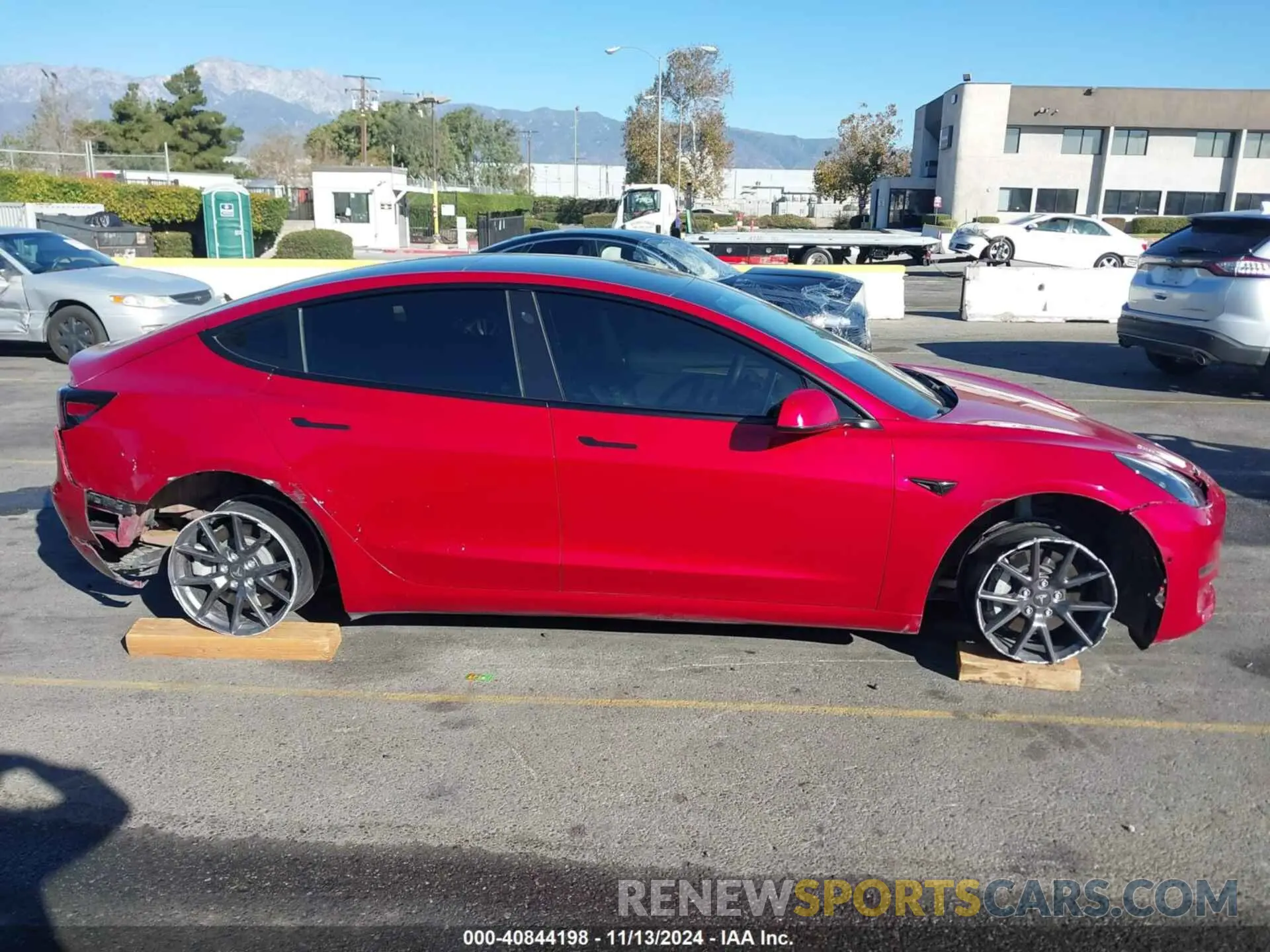 13 Photograph of a damaged car 5YJ3E1EB1NF249561 TESLA MODEL 3 2022