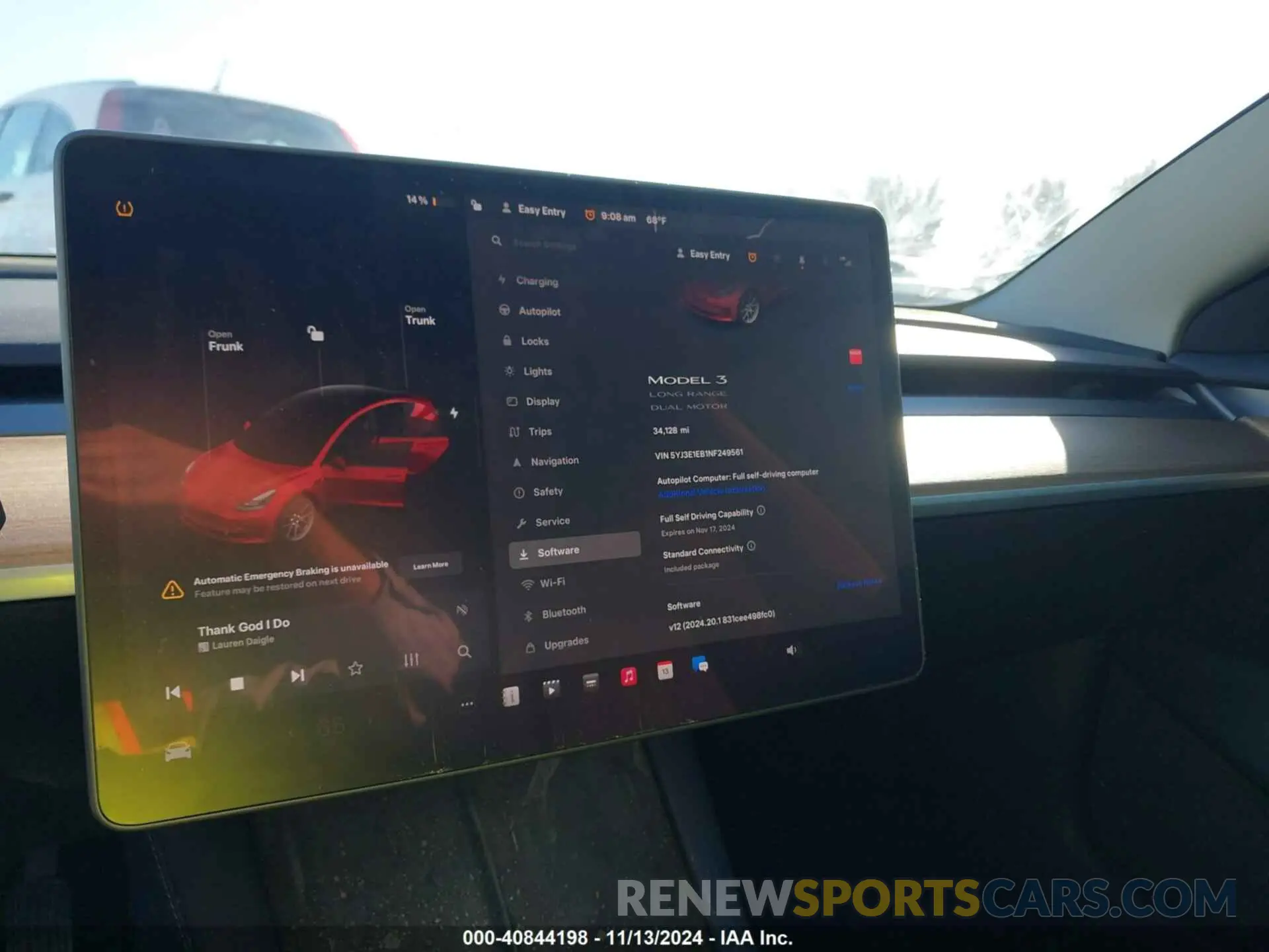 18 Photograph of a damaged car 5YJ3E1EB1NF249561 TESLA MODEL 3 2022