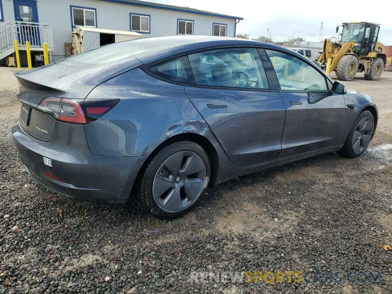 3 Photograph of a damaged car 5YJ3E1EB1NF256882 TESLA MODEL 3 2022