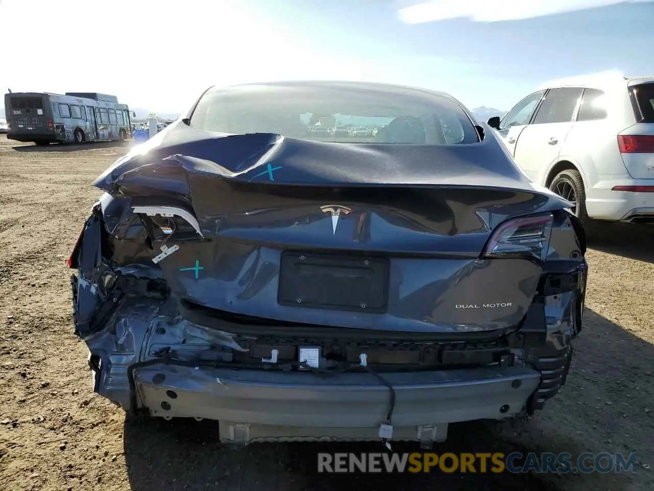 6 Photograph of a damaged car 5YJ3E1EB1NF270328 TESLA MODEL 3 2022