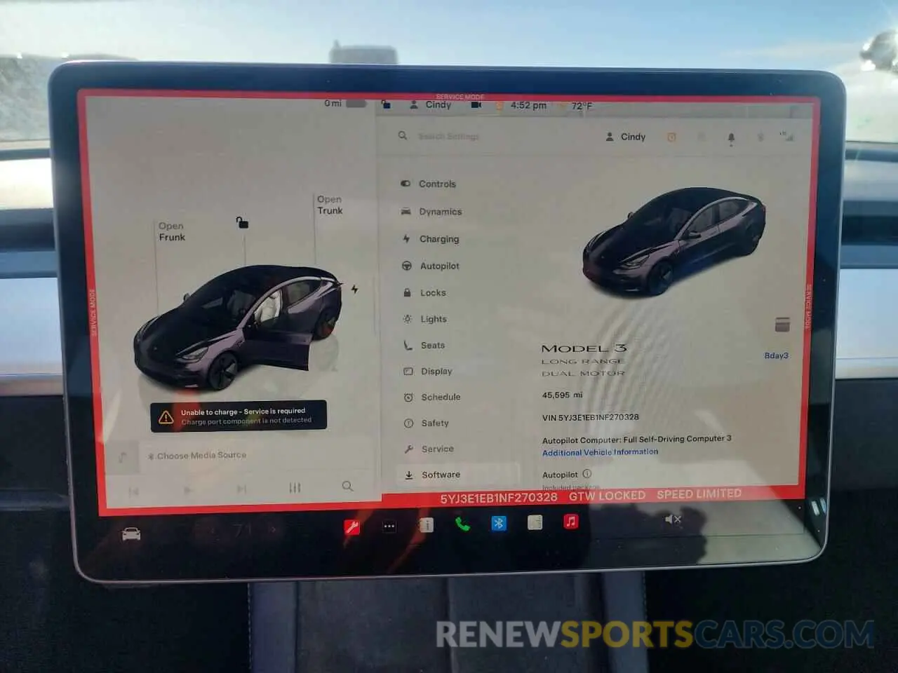 9 Photograph of a damaged car 5YJ3E1EB1NF270328 TESLA MODEL 3 2022