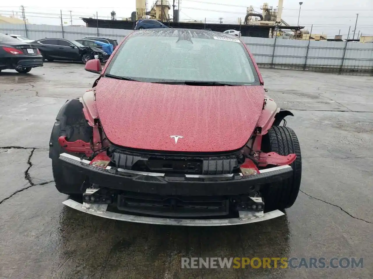 5 Photograph of a damaged car 5YJ3E1EB1NF273763 TESLA MODEL 3 2022