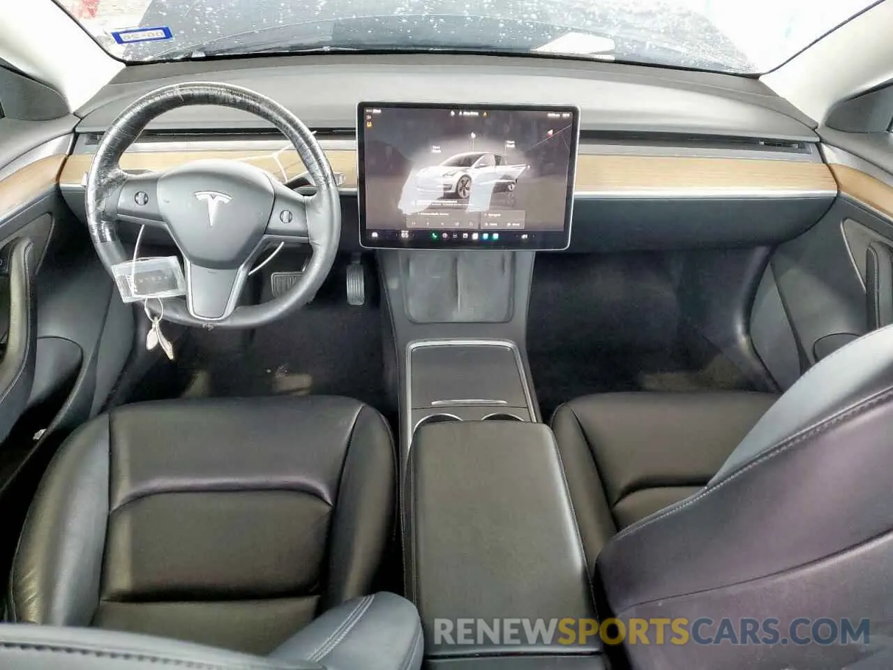 8 Photograph of a damaged car 5YJ3E1EB1NF285718 TESLA MODEL 3 2022