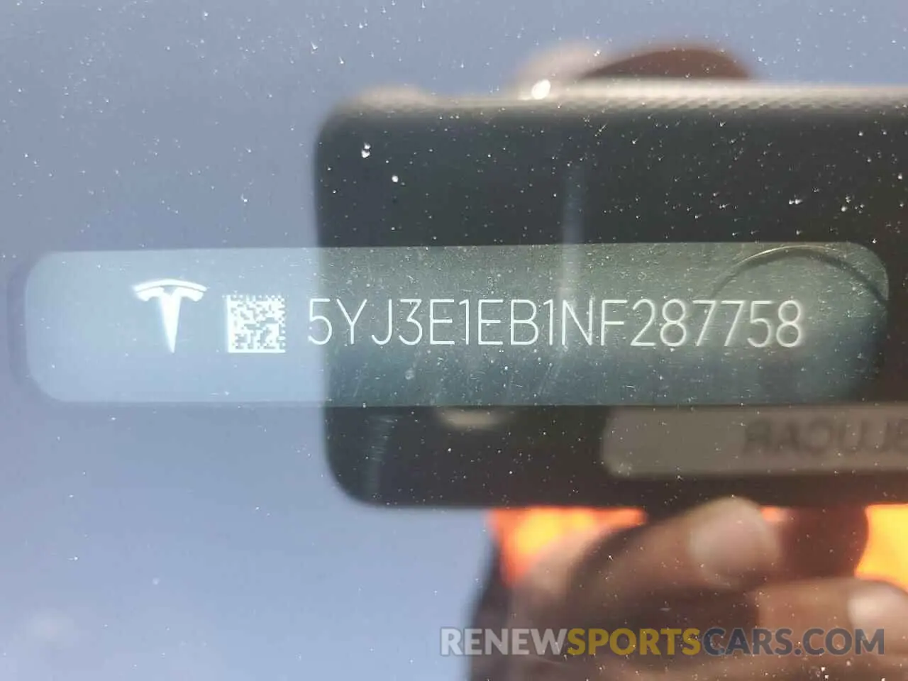 12 Photograph of a damaged car 5YJ3E1EB1NF287758 TESLA MODEL 3 2022