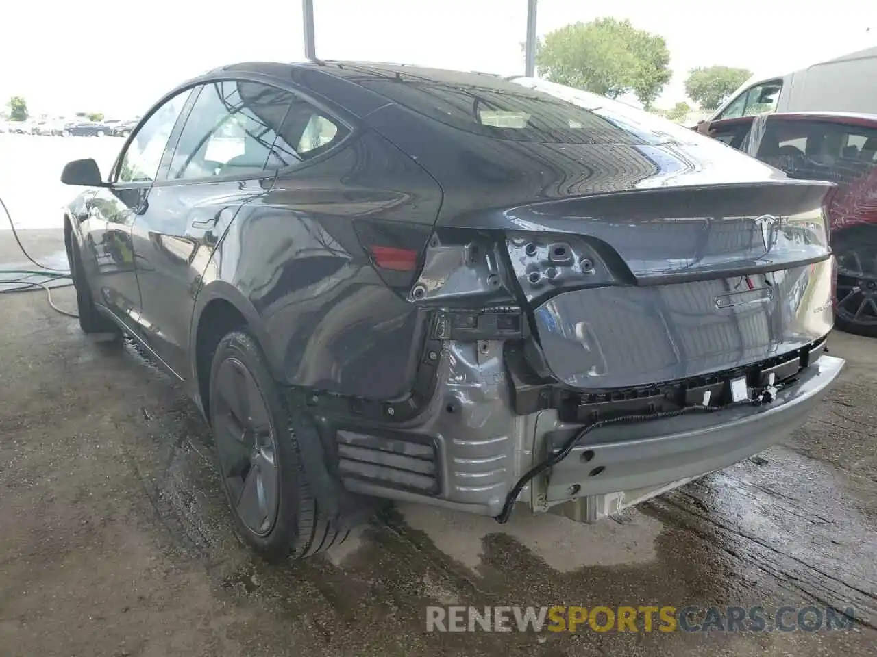 3 Photograph of a damaged car 5YJ3E1EB1NF289140 TESLA MODEL 3 2022