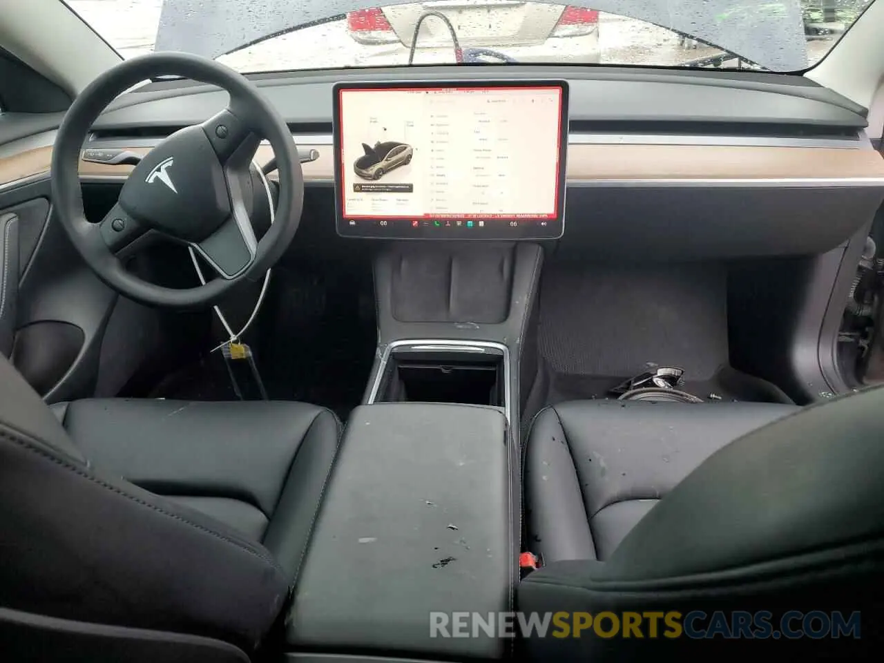 8 Photograph of a damaged car 5YJ3E1EB1NF321522 TESLA MODEL 3 2022
