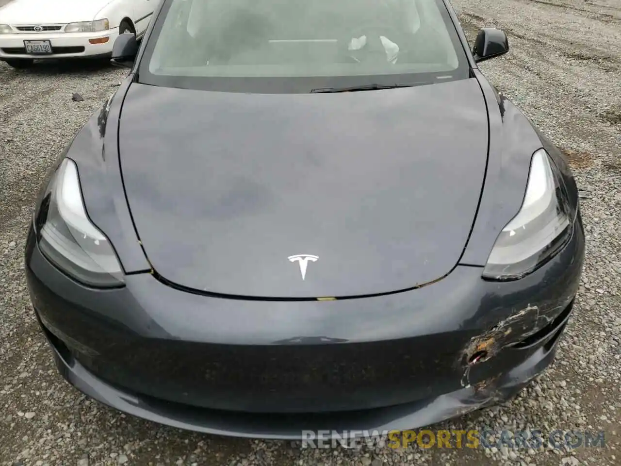 7 Photograph of a damaged car 5YJ3E1EB1NF334870 TESLA MODEL 3 2022