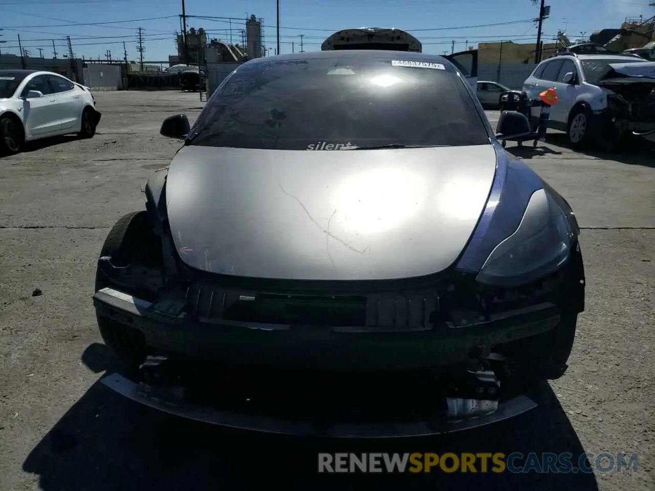 5 Photograph of a damaged car 5YJ3E1EB1NF339163 TESLA MODEL 3 2022
