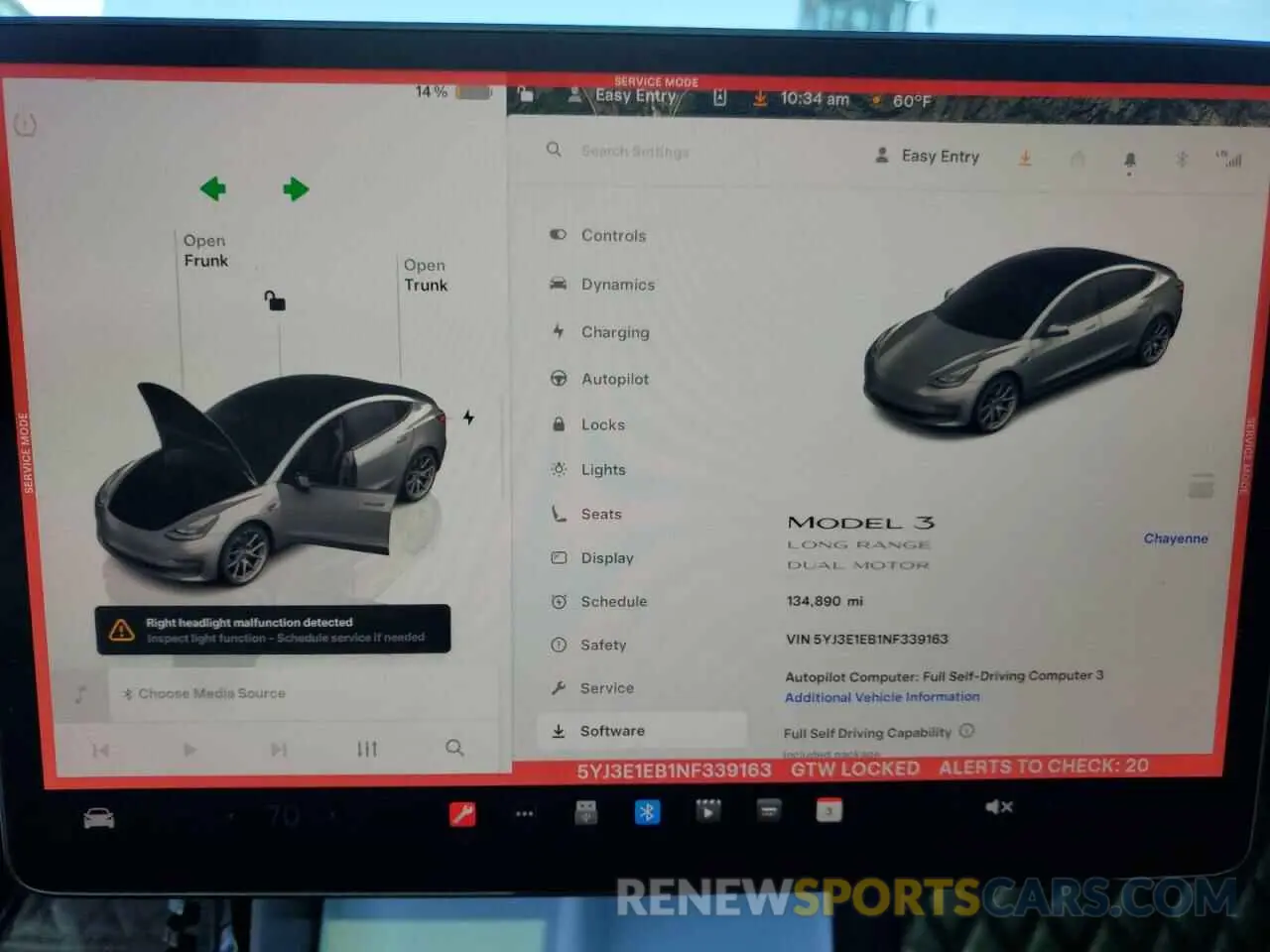 9 Photograph of a damaged car 5YJ3E1EB1NF339163 TESLA MODEL 3 2022