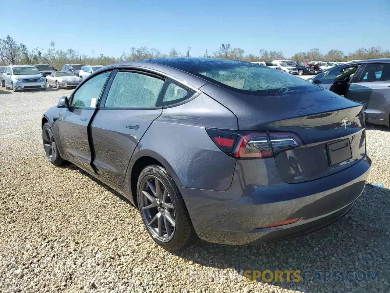 3 Photograph of a damaged car 5YJ3E1EB2NF104562 TESLA MODEL 3 2022